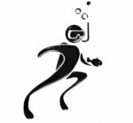 Наклейка Дайвер — изображение 3