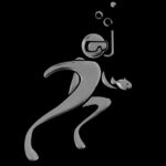 Наклейка Дайвер