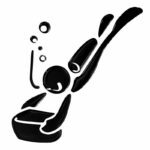 Наклейка Дайвер — изображение 2