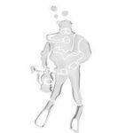 Наклейка Технодайвер — изображение 3