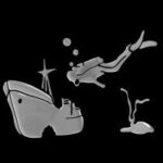 Наклейка Дайвер — изображение 4