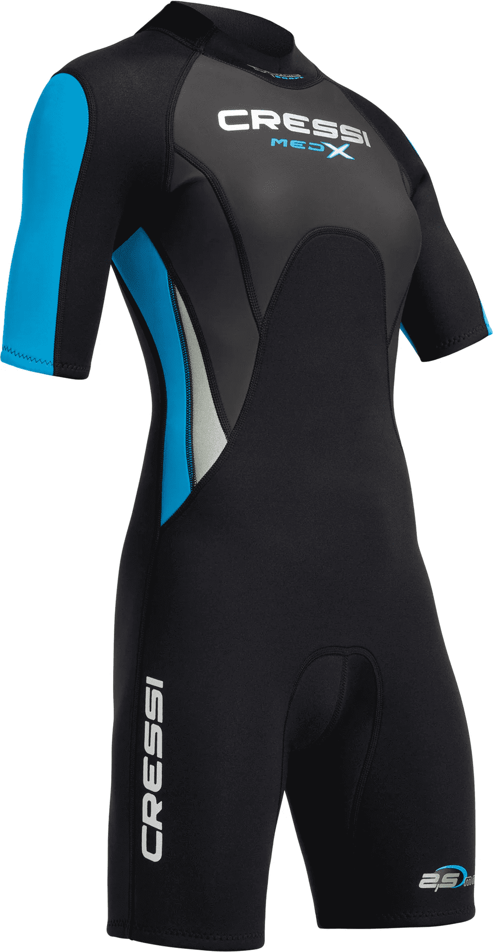 wetsuit_medx_shorty_lady_2_5mm_main_front__web Гидрокостюм Cressi MED X 3мм женский — изображение 1