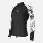 Футболка Aqualung лайкра черный/белый длинный рукав женская — изображение 2