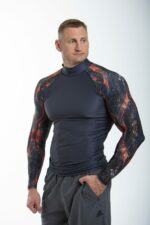 Футболка лайкра Mako длинный рукав черная